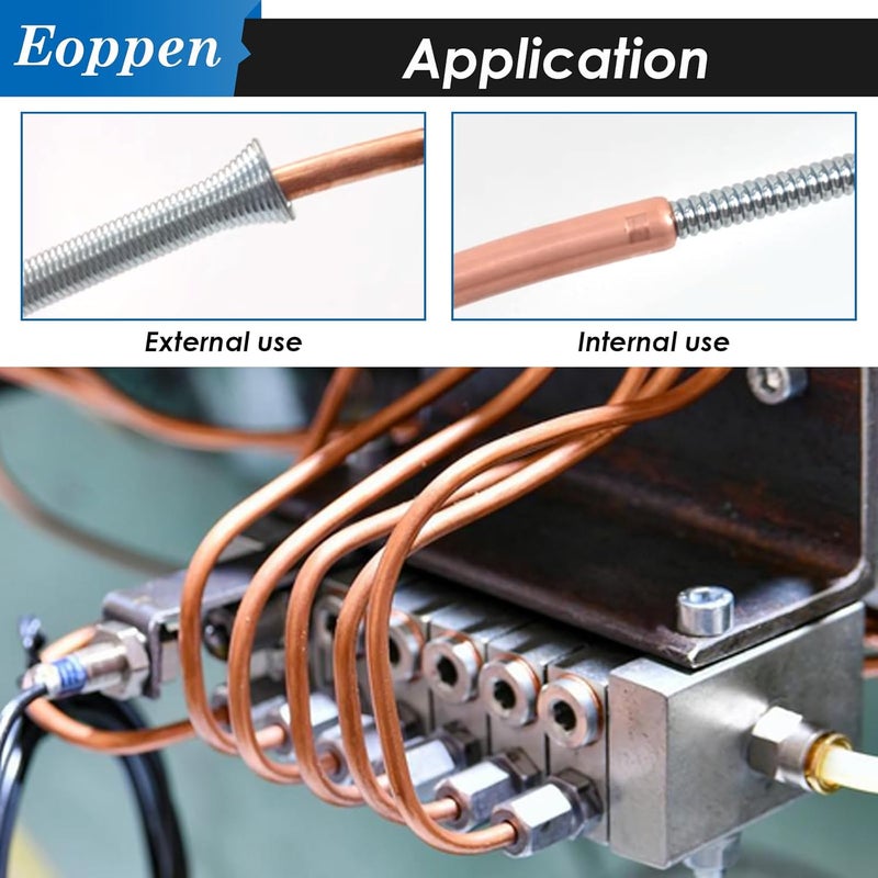 Eoppen Spring Tubing Benders Kit 1/4, 3/8, 1/2, 5/8 and 3/4 Inch 5 in 1 Tube Bender Set for Copper, Brass, Aluminum and Thin Steel Tube - Image 5